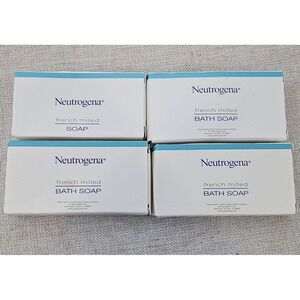 Neutrogena French Milled‎ Vintage White Bar Soap New Hotel Amenity